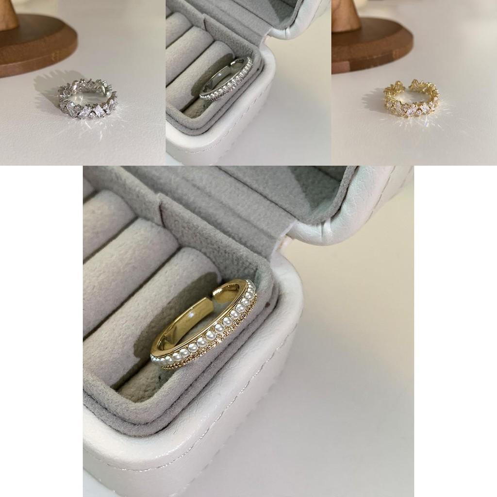 Trendy Ins Style Copper Ring Featuring Stunning Rhinestones For Stylish Women