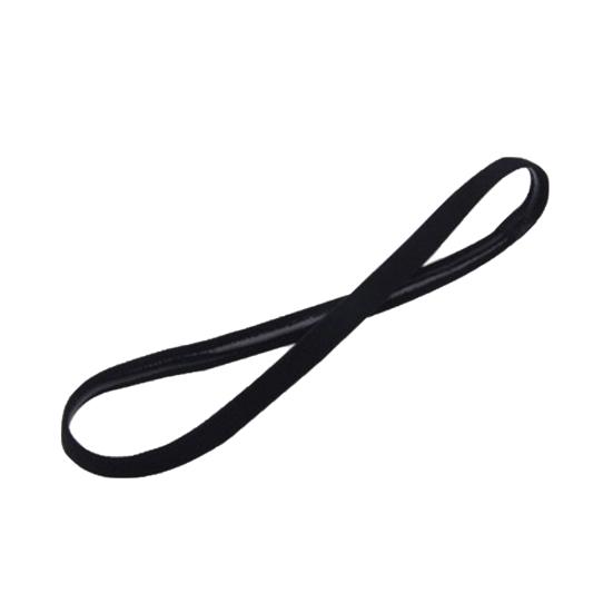 

Повязка на голову легкая экологичная эластичная повязка на голову для занятий фитнесом и йогой, для занятий спортом в спортзале чёрный