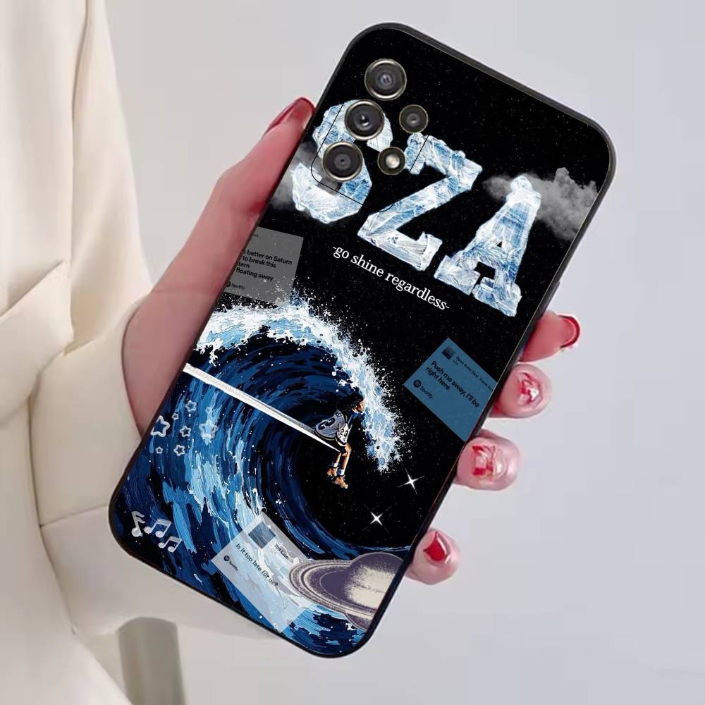 Fashion Singer For S-SZA Phone Case For Samsung S25,S24,S21,S22,S23,S30,Ultra,S20,Plus,Fe,Lite,Note,10,Black Cover