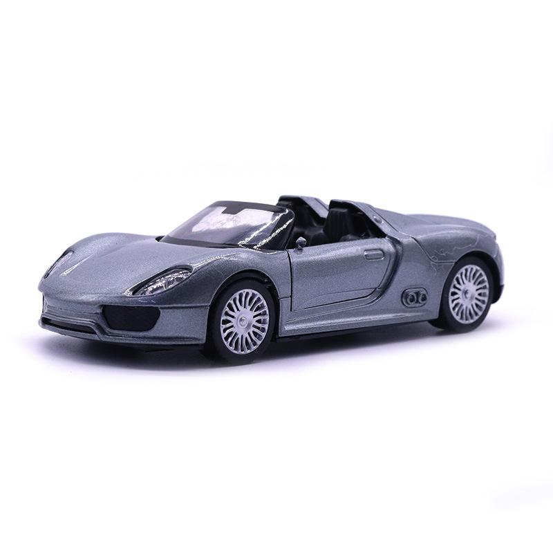 

1:32 Porsche 918 Alloy Car Детская игрушечная модель автомобиля серый