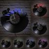 Club Dj Festival Music Night Booth Stage Turn Tables Night Club Wall Decor Wall Clock Disco Dance Party Vinyl Record Wall Clock