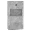 VidaXL Highboard Concrete Grey Engineered Wood 3185355