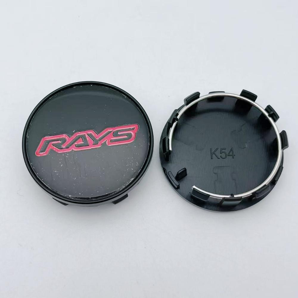 4ks 54mm 50mm RAYS Logo Znak Krytky Středu Kolečka Auta Krytky Středu Náboje Kola Kryt Proti Prachu Ráfku Krytky Náboje Náhradní Doplněk Pro Styling Auta