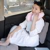 Portable Inflatable Waist Pillow Thickened Lumbar Support Pillow Travel Backrest Pad  Travel