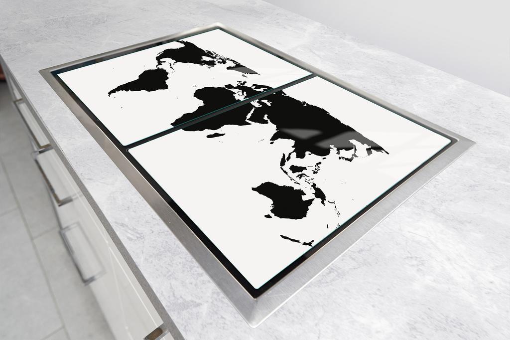 SZKLANA PŁYTA OCHRONNA DO KUCHNI 2x35x52 MAPA