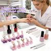 Butterfly Magnetic Nail Holder Stands Glowing Manicure Practice Training Display Stand Magnetic Press On Nail Practice Fake Nail