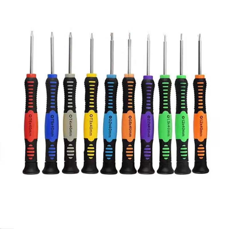 Five-Star T-Type Chrome Vanadium Steel Phillips & Flathead Screwdriver Set for Mobile Phone Repair