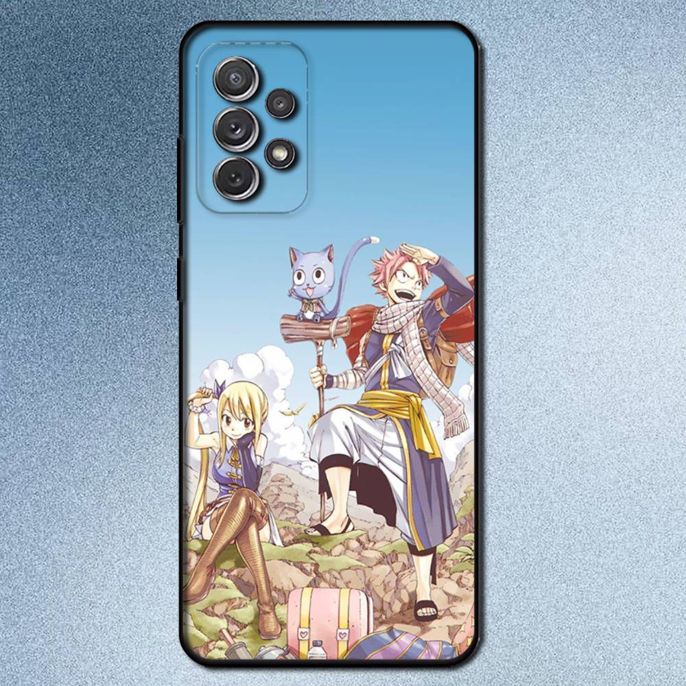 Anime Fairy Tail Comics Phone Case For Samsung S25,S24,S21,S22,S23,S30,Ultra,S20,Plus,Fe,Lite,Note,10,9,5G Black Cover