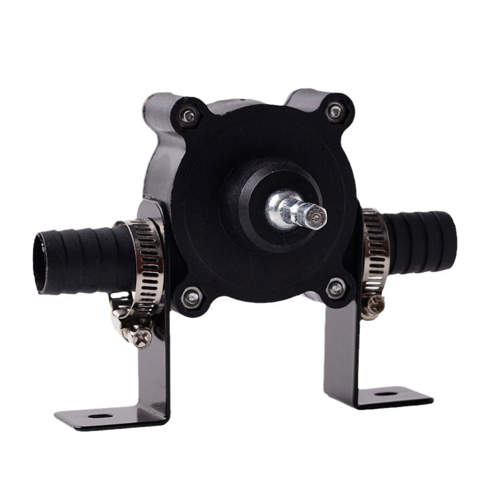 Portable Electric Drill Pump Self Priming Transfer Pumps Oil Fluid Water Pump Portable Round Shank Heavy Duty Self-Priming Hand