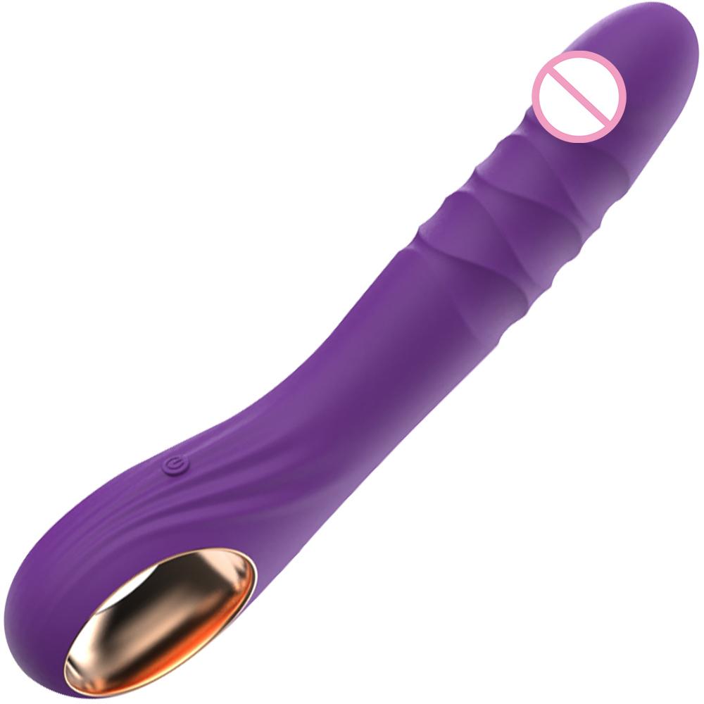 Beginner Thrusting Telescopic Dildo Vibrators Female G Spot Clitoral Anal Stimulation Retractable Vaginal Toy Sex Toys for Women