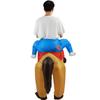New Halloween Riding Active Horse Show Suit Cute Animal Mounts Props Jazz Horse Inflatable Suit
