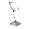 Moon Faux Crystal Display Holder Heavy Duty Metal Faux Gems Natural Stone Show Stand Home Office Desktop Decoration