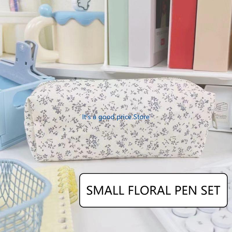 Schleifen Stiftemäppchen Make-up Tasche Ästhetische Stiftetasche Stiftemäppchen Große Kapazität Stifttasche Praktische Stifteorganisatoren Stift