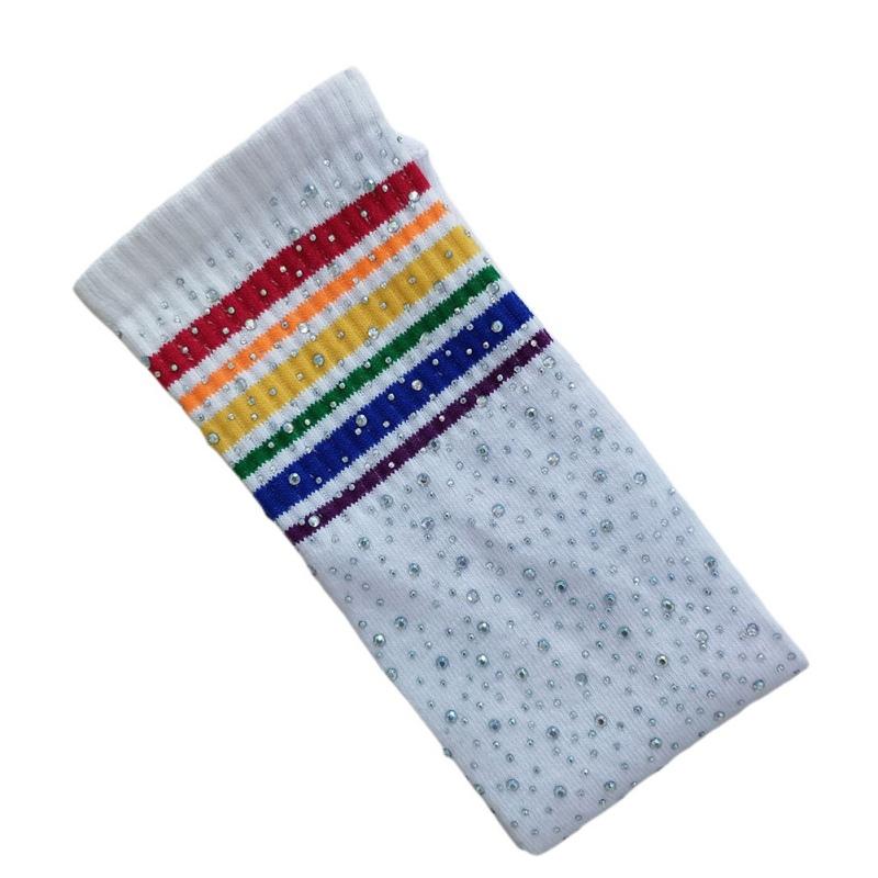 Girls Rhinestone Stockings Children Toddler  Children Long Casual Socks