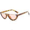 Fashion Semiframe Sunglasses With Uv Protection For Outdoor Activities And Stylish Wear