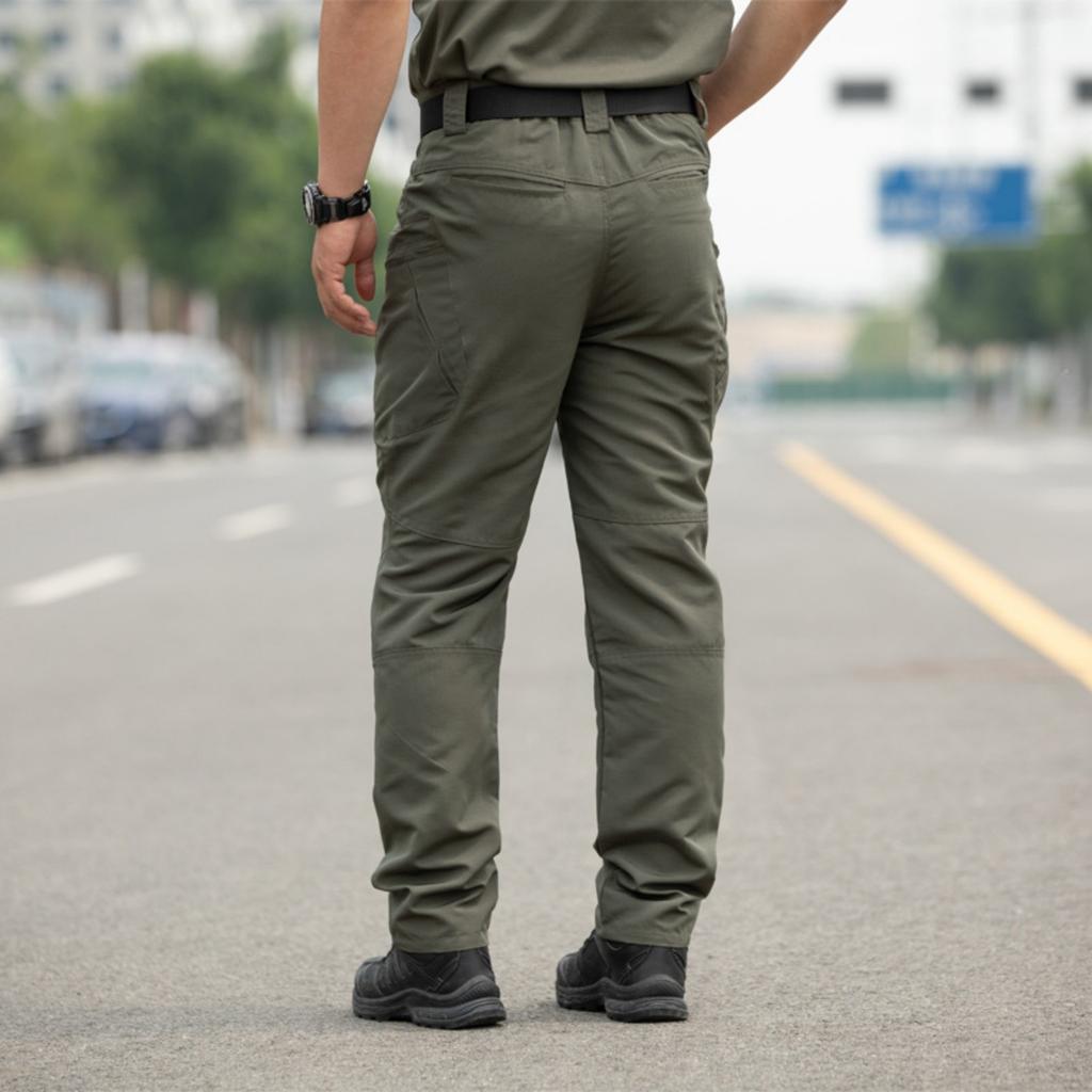 Mens Pants Ripstop Cargo Work Pants with Multi-pocket Water Resistant Breathable Hiking Camping Travel Fishing Construction Pants