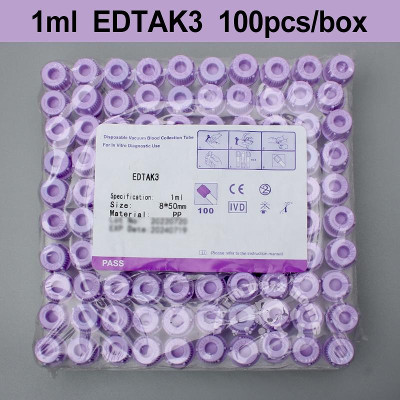 100pcs Micro Blood Collection Tube 0