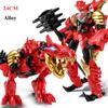 BMB Dinobot Dinosaur Latest 21cm Transformation Dinoking Toys Big Robot Car Figure Alloy Anime KO Action Figure Kids Boy Gift