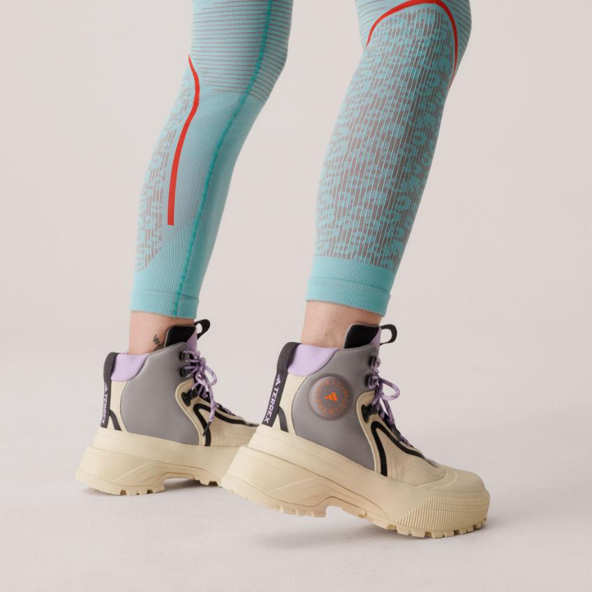 Adidas X Stella McCartney Truestrength Yoga Leggings Color Block Women Leggings Mint-Green HY1126