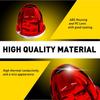 2x LED Red  Watermelon Lights Side Marker Truck Trailer Turn Signal Light 12V