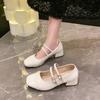 Women Pumps Spring Autumn Fashion Quality Women Shoes Low Heel Square Square Toe Comfortable Sexy Heels Women Zapatos De Mujer