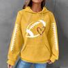 Women's Casual Printed Long Sleeve Hoodie