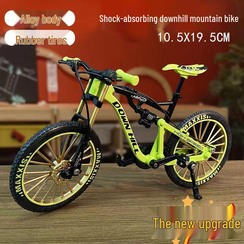 TikTok Alloy Softtail Mountain Bike Model Toy