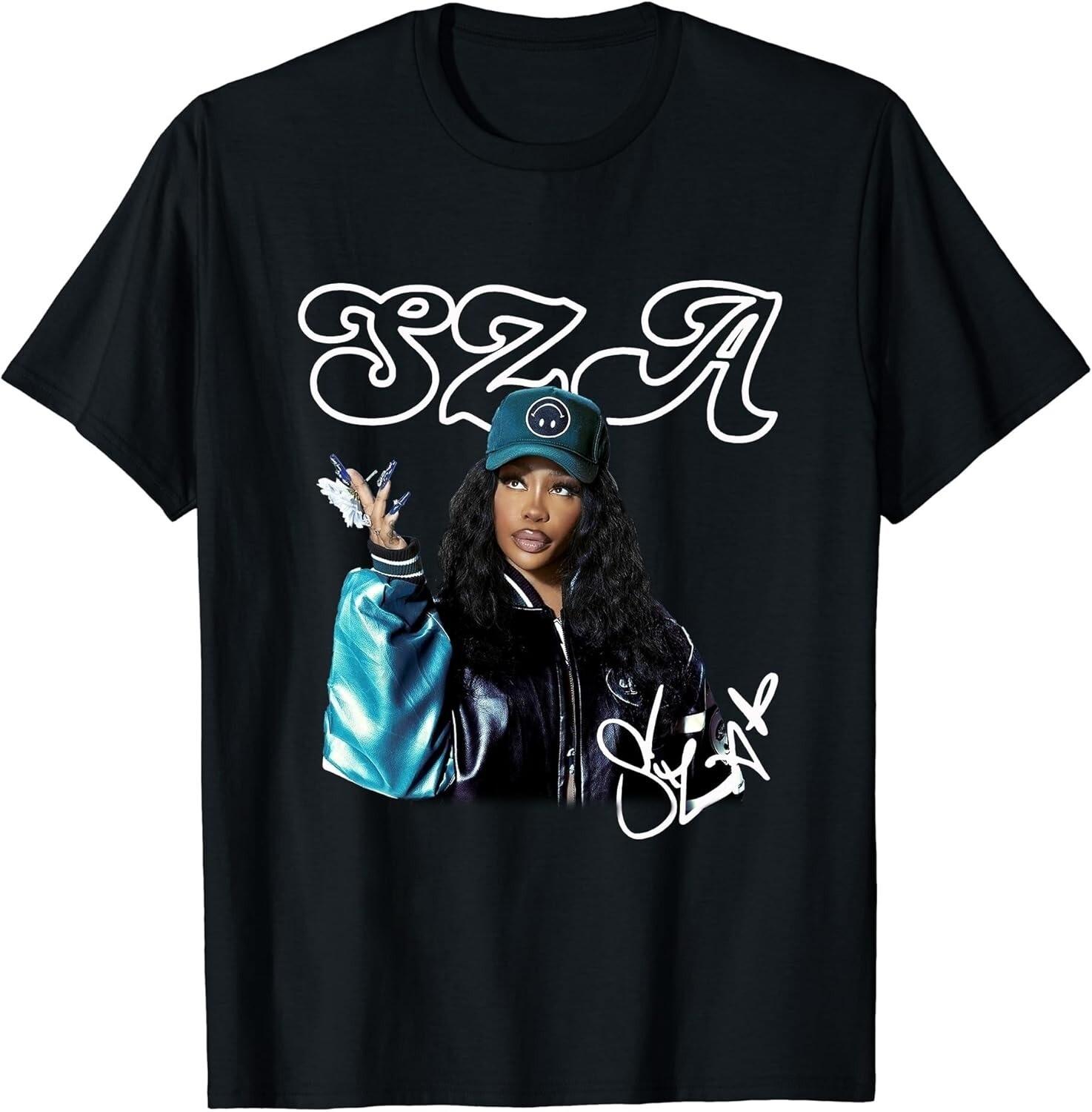SZA Singer Shirt All Size Black Cotton Unisex Unisex T-Shirt S