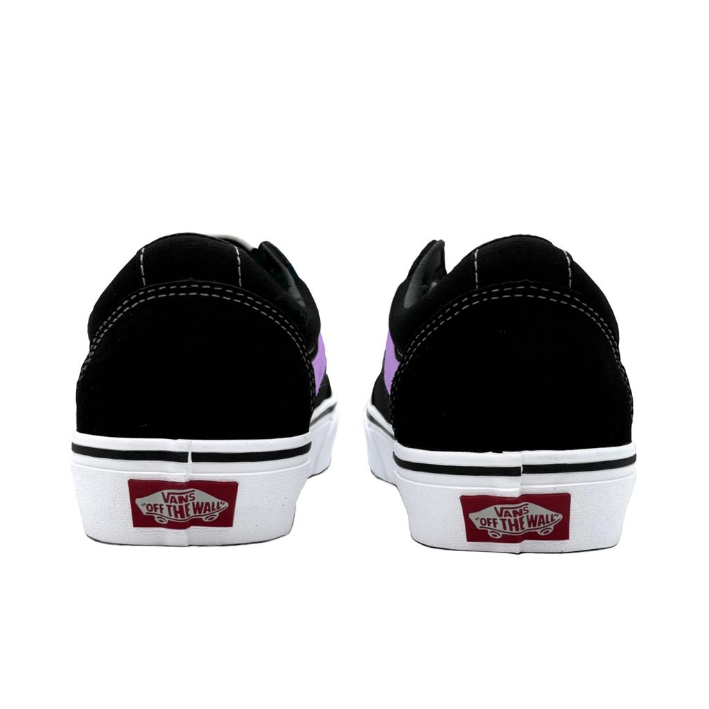 Vans Ward Abrasion Resistant Abrasion Resistant Low top Skateboard Shoes Men's Black Purple VN0A36EMC4R(Team613-)