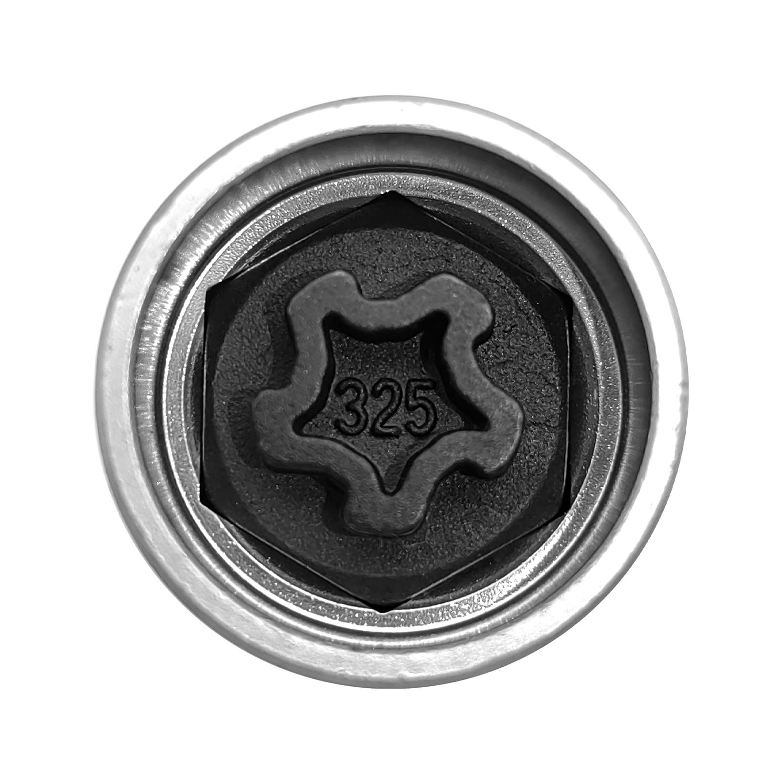 Vervanging voor Mercedes Benz Security Master Locking Wheel Nut Key 330 Anti-diefstal schroefdop 325 zilver