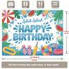 Party Backdrop Flat Piece Pool Serving Photos Made Well Event Photo Background Birthday Party Decor