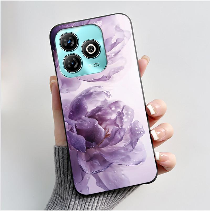 Phone Casing For ZTE Blade A75 4G Case Z2359 Luxury Dragon Cute Cool Boys Girls Black Matte Soft Silicone Protective Back Cover
