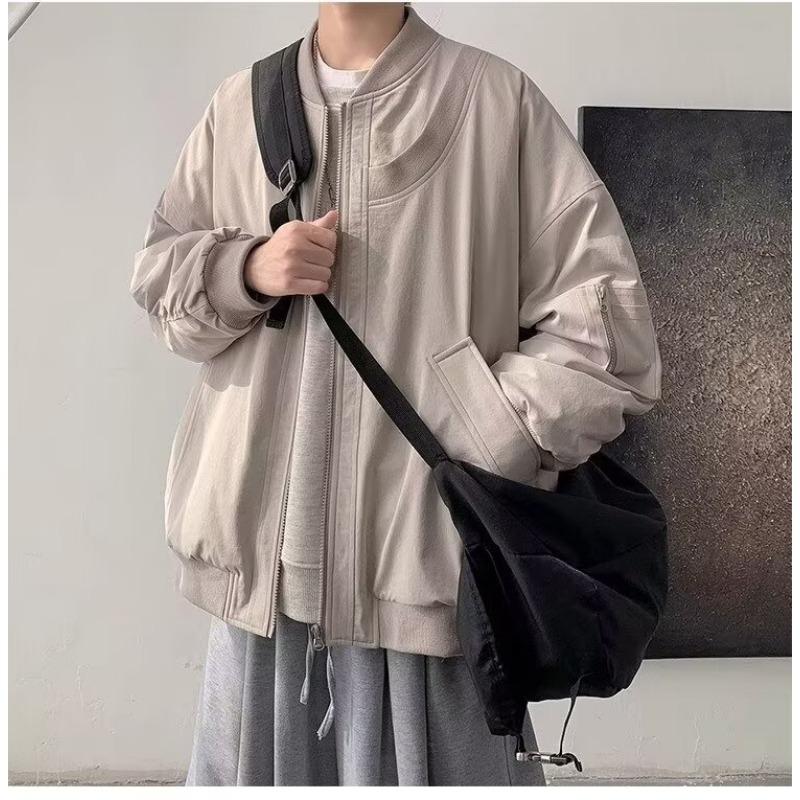 Cleanfit Vintage Fliegerjacke Herren S Lässiger Baseballmantel