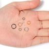 400pcs/lot Wholesale Jump Rings Gold Color Open Rings 4-10mm Split Ring Connectors for Jewelry Making DIY Findings Components