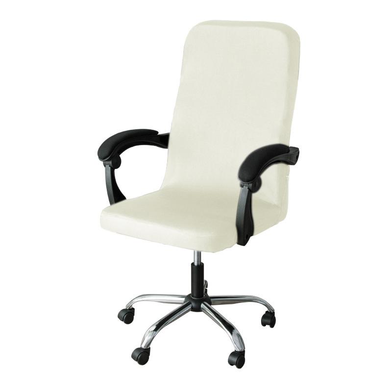 Elastic Office Computer Swivel Chair Covers Solid Color Gaming Armchair Protector Spandex Washable Chair Slipcover for Study