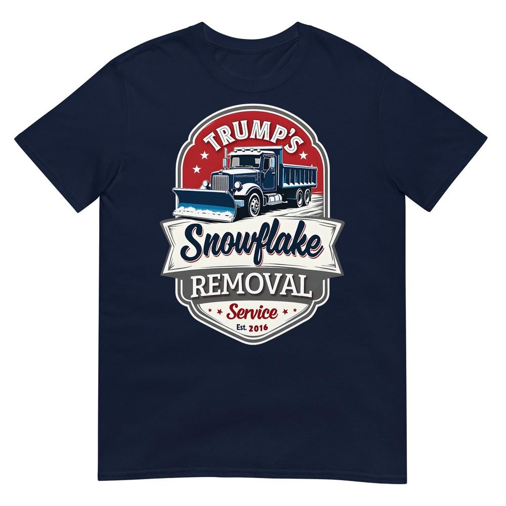 Trump 2025 Snowflake Removal Service Political Satire TShirt S