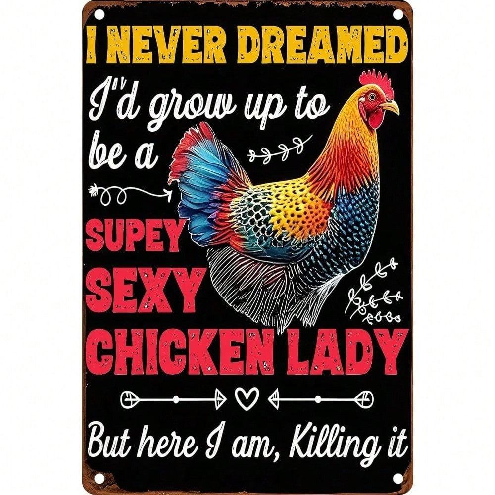 Metal Tin Sign Painting Artwork 20x30cm Home Wall Decor