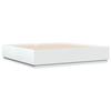 VidaXL Bed Frames, Double Bed with Slat Base, Adult Bed, Bedroom Furniture, Modern, White 180x200 Cm 3209681