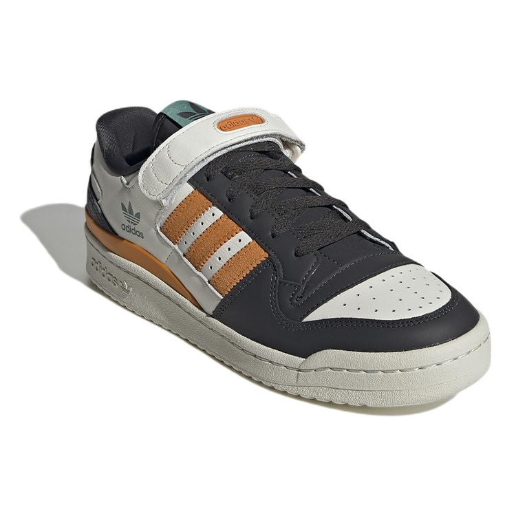 Adidas Forum 84 Low Orbit Grey Focus Orange Unisex Sneakers Carbon GX2161