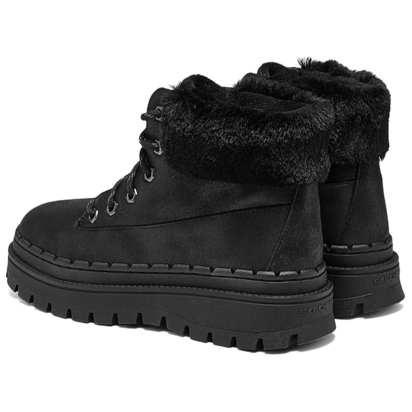 Skechers Modern Comfort Warm Durable Comfortable Versatile Short Snow Boots Women boots Black 169032-BBK