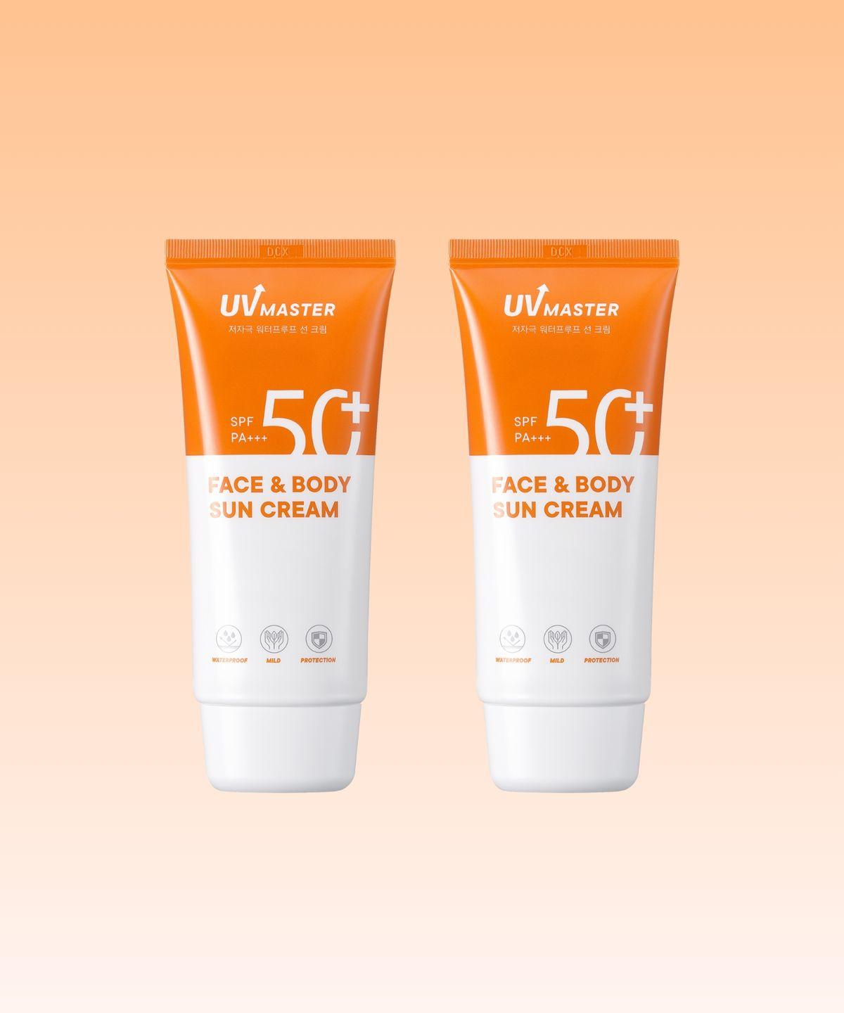 [2 Pack] UV Master Face & Body Sun Cream 80ml