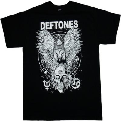 Deftones - Hibou et Crâne - T-shirt Homme Noir