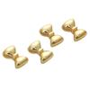 Copper Smooth Bow Tie Partition Bead For DIY Jewelry Making Craft Accessories