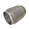 Stainless Steel SUS304 Exhaust Flex Pipes Tube Flex Coupler With Interlock Super Flexible  63*150mm 76*150mm 63x100mm 76x100mm