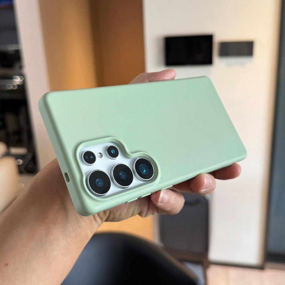 Matte Soft Liquid Silicone Case for Samsung Galaxy S26 S2 Ultra S24 S23 Plus S22 A6 A A4 A16 Candy Solid Color Slim Cover