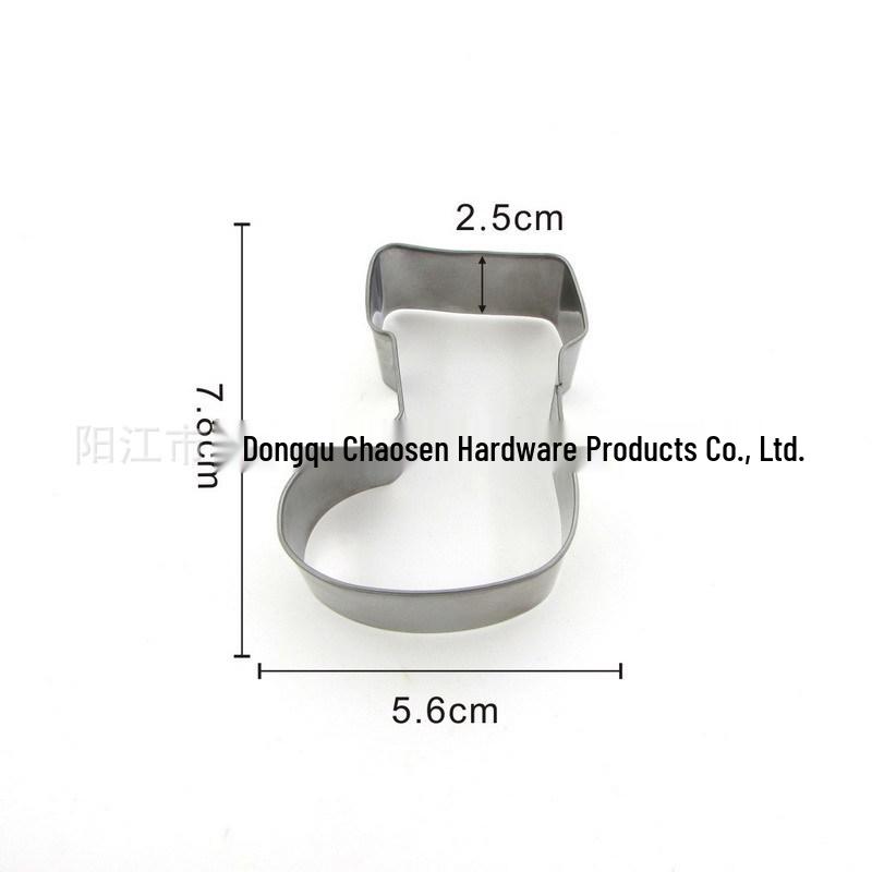 Stainless Steel Snowman Christmas Cookie Cutter Set for DIY Baking