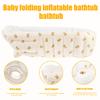 Inflatable Baby Bathtub Portable Outdoor PVC Toddler Bath  Foldable Travel Shower Basin Ergonomic Infant Bath Newborn Pool