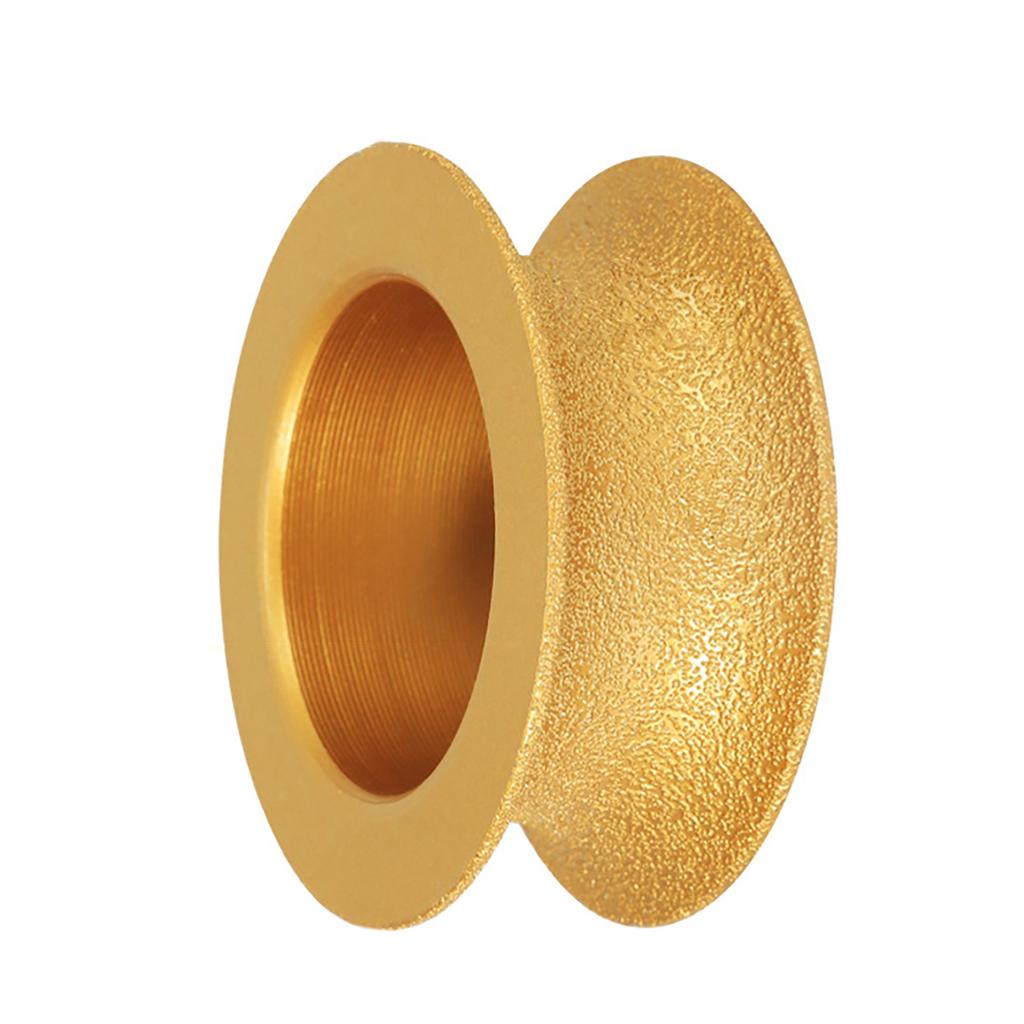 10mm/15mm/20mm/25mm/30mm Round Brazed Diamonds Grinding Wheel Marble Stone Edging Profile Grinding Disc Replacement