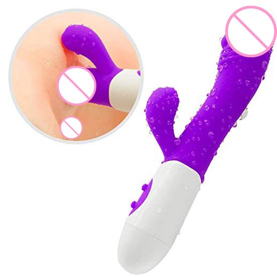 Vibrator Soft Silicone Vibrator G Spot Clitoral Stimulator Waterproof Women Av Wand