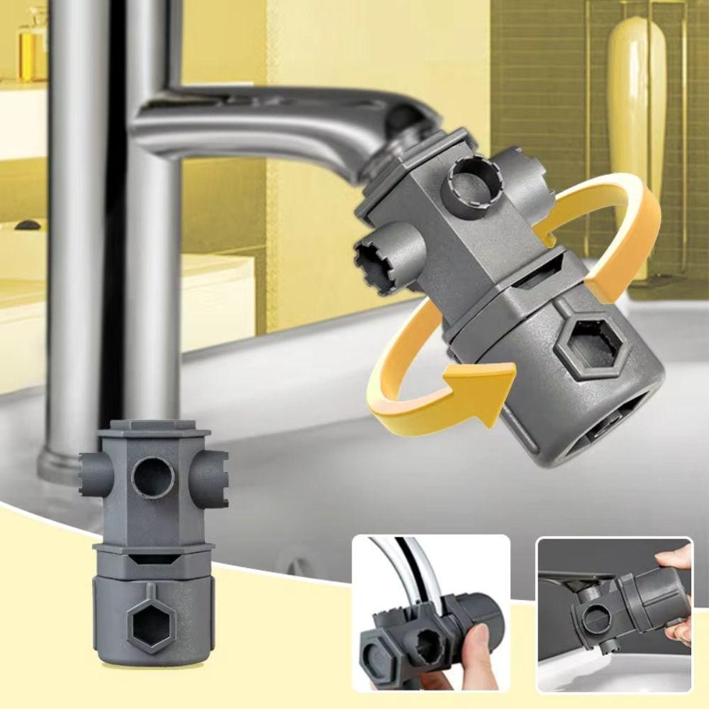 Valve Core Disass Faucet Wrench Tap Water Leakage Wrench Tool Set Multifunctional Wrench  Plumber